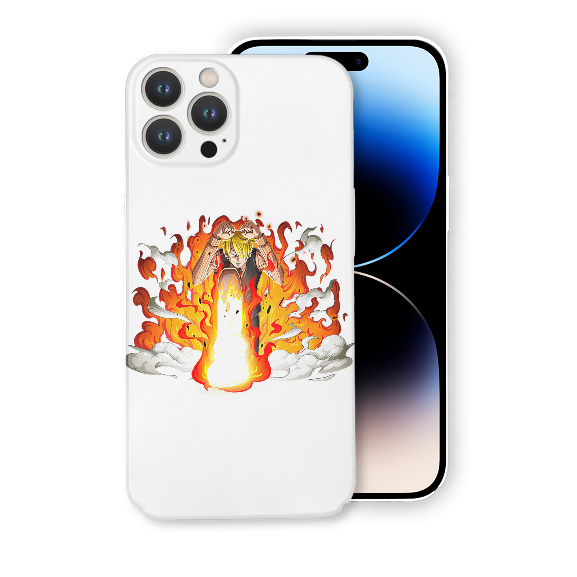 （画像用） ワンピース サンジ ONE PIECE Sanji 【iPhone 14シリーズ対応】ハードケース